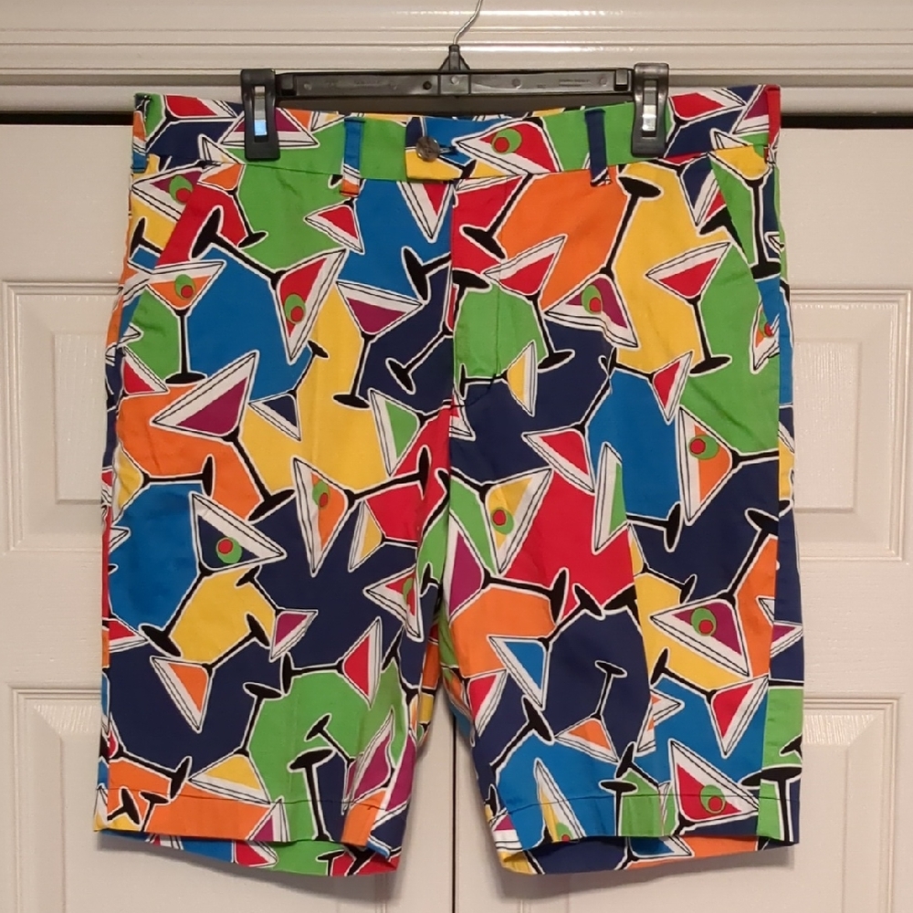 Loudmouth Martini Glasses Shorts Sz. 36